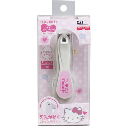 [Hello Kitty] 轉動頭指甲剪 Flexible Nail Clipper M KK-2510