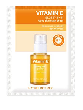 [Nature Republic] 好肌膚面膜片 24g (維生素E) Good Skin Mask Sheet 24g (Vitamin E)