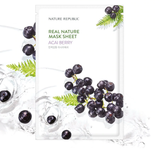 [Nature Republic] Real Nature 面膜 23ml (阿薩伊漿果) Real Nature Mask Sheet 23ml (Acai Berry)