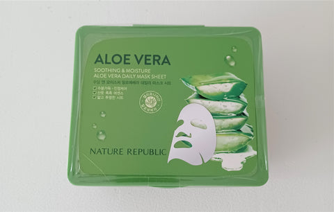 [Nature Republic] 蘆薈日用面膜 Aloe Vera Daily Mask Sheet 30ea (350ml)