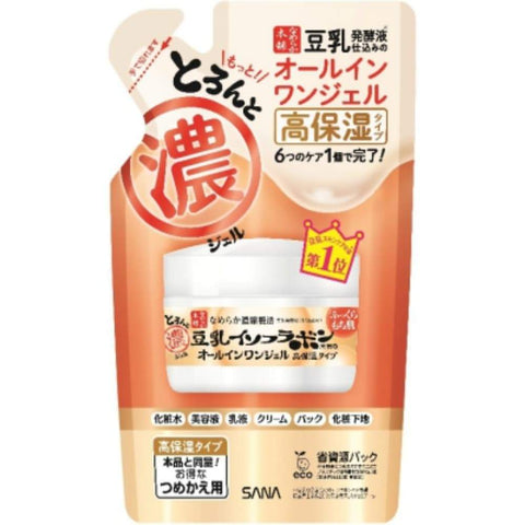 [常盤薬品] SANA 豆乳美肌多效超保濕凝膠霜 (補充裝) [Tokiwa] SANA Moisturizing gel enriched (for refills)